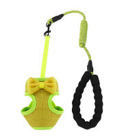 Cat Leashes Chest Cute Bowknot Design Pet Supplies Collars Bow Adjustable Breathable Mesh Strap Vest Cat Harness Comfortable