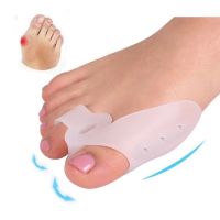 【คุณภาพสูง】ซิลิโคนแยกนิ้วเท้าระบายอากาศบรรเทาอาการปวดตาปลา [Hallux Valgus Valgus Corrector] 1 คู่