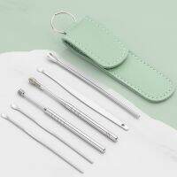 6PCS Ear Cleaner Wax Removal Tool Earpick Sticks Earwax Remover Curette Ear Pick Cleaning Ear Cleanser Spoon Health Care Earpick