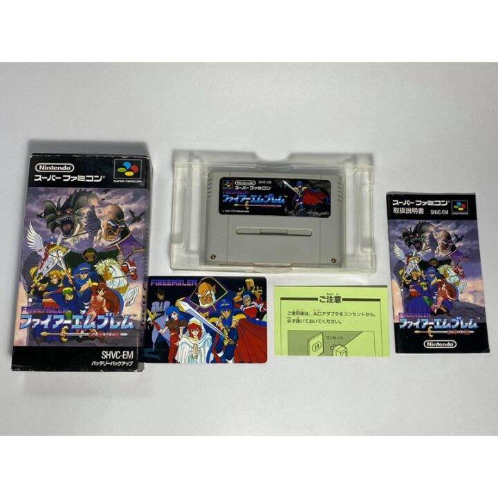 ตลับแท้ SUPER FAMICOM Fire Emblem Monshou No Nazo FIRE EMBLEM : MONSHO ...