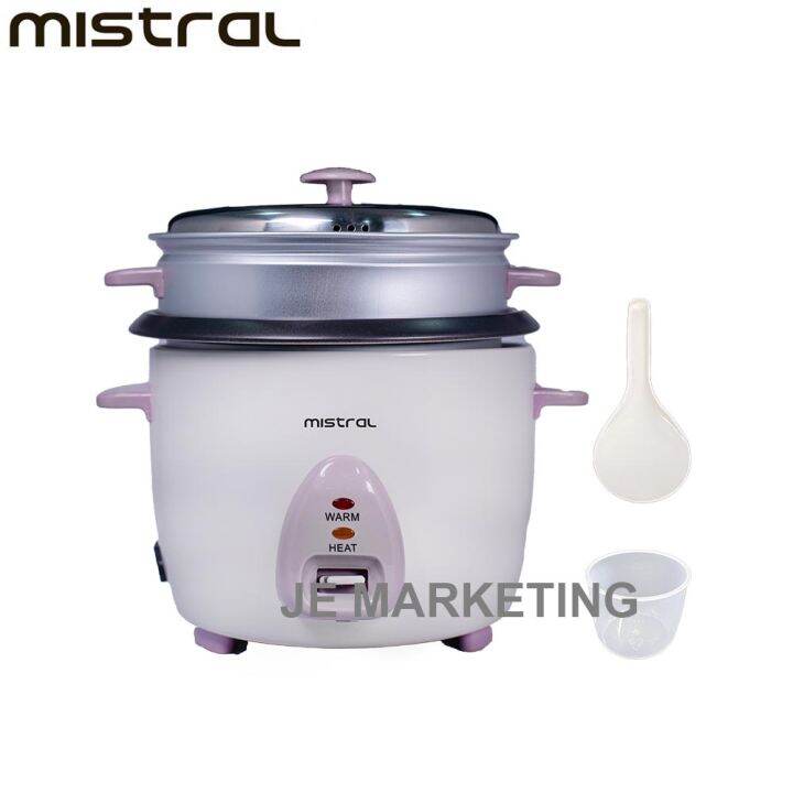 MISTRAL 1L RICE COOKER MRC10S Lazada