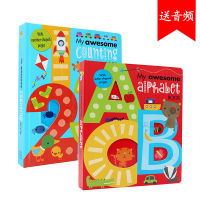 My awesome alphabet book / my counting book 2 childrens Enlightenment 26 letter vocabulary word counting book 207 life word enlightenment Picture Book ABC