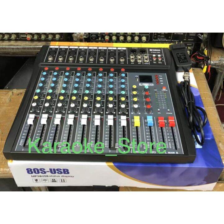 YAMAHA Professional Mixer CT-8OS 8 Channel with BTUSBMP3Tested Before ...