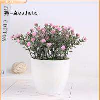 W-AESTHETIC เจ้าสาว พลาสติก งานแต่งงาน ดอกไม้ ดอกไม้ประดิษฐ์ ดอกไม้ปลอม Babysbreath ยิปโซ