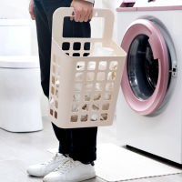 Hollow Plastic Laundry Basket Toy Dirty Clothes Container Simple Stylish Wall-Mounted Home Organizer Hollow Out Basket