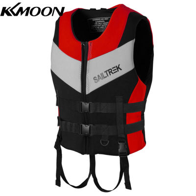 KKmoon เสื้อชูชีพ Neoprene กีฬาทางน้ำตกปลาพายเรือคายัคพายเรือว่ายน้ำความปลอดภัยเสื้อชูชีพ