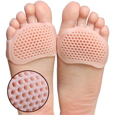 1pair Silicone Honeycomb Forefoot Insoles High Heel Shoes Pad Gel Insoles Breathable Health Care Shoe Insole Massage Shoe Insert Shoes Accessories