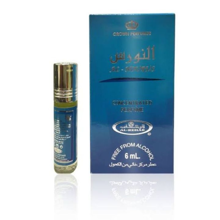 น้ำ-หอม-อาหรับ-แบบพกพา-al-rehab-perfume-oil-al-nourus-by-al-rehab-6ml-ปราศจากแอลกอฮอล์