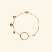 Shependence สร้อยข้อมือวงกลมและความระยิบระยับ (Sparkle Circle Bracelet)