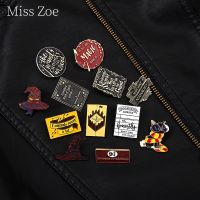 【DT】hot！ Divination Potions Spell Enamel Pins Custom School Of Witchc Badge Brooches Lapel Badges Jewelry Gifts