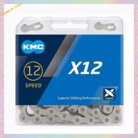 พร้อม KMC โซ่ X12เงิน12สปีดจักรยานเสือภูเขา126L โซ่ทอง12วินาทีพร้อมปุ่มสำหรับกล่องชิ้นส่วน