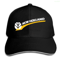 Summer New ㍿❈New Holland Tractor Print Baseball Cap Fashion Men Women Summer Mesh Cap Trucker Cap Versatile hat