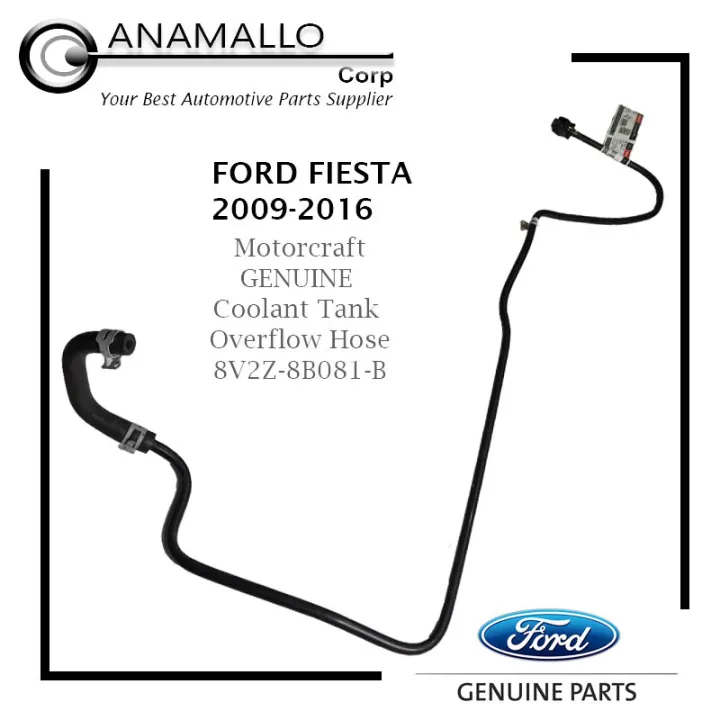 Ford Fiesta Coolant Tank Overflow Hose (Genuine) 8V2Z8B081B Lazada PH