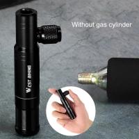 Mini Tyre Inflator Portable CO2 Inflator Tire Repair Tool Bicycle Emergency Pump Set Without Gas Cylinder