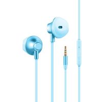 Macaron Wired Headphones In-Ear Earphones Noise Canceling Headphone Stereo Sport Music Headset Microphone 3.5mm Jack Earbuds