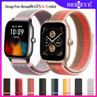 สายนาฬิกา สำหรับ Amazfit GTS 4 mini นาฬิกาอัจฉริยะ สายคล้องข้อมือไนล่อน สาย สำหรับ Amazfit GTS 4 สายไนล่อน แบบปลดเร็ว