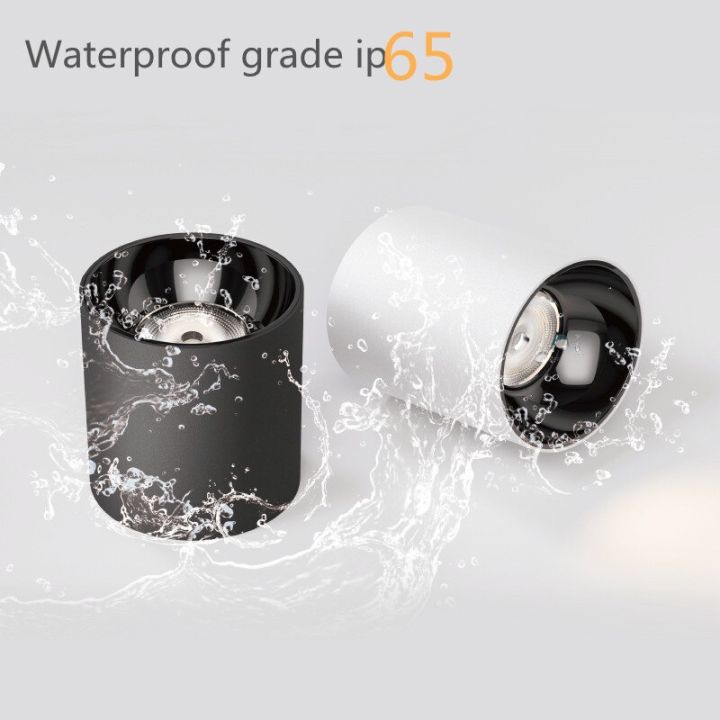 ไฟเพดานดาวน์ไลท์แบบกลม-led-กันน้ำพื้นผิว-ip65ดาวน์ไลท์220v-สำหรับห้องน้ำระเบียงกลางแจ้งสปอตไลท์-led