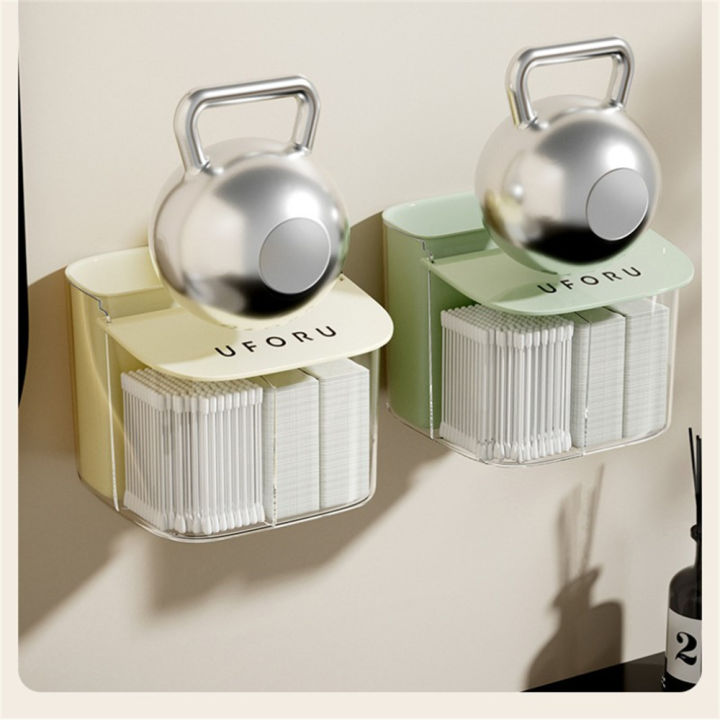 wall-mounted-makeup-cotton-swab-ball-distributor-cosmetics-cotton-swab-storage-box-cotton-mat-storage-cotton-foam-storage-box