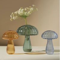 【CC】♝✟❇  Transparent Jelly Color Glass Vase Aromatherapy Bottle Small Hydroponic Pot Table Decoration