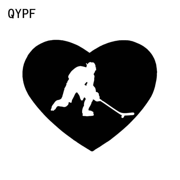 qypf-12-3-10-3ซม-รูปหัวใจที่น่าสนใจ-graphic-hockey-decor-สติกเกอร์รถสะท้อนแสงไวนิล-silhouette-c16-0588