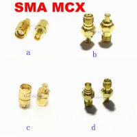 1pcs RF SMA Adapter SMA to MCX Male plug Female jack RF Coaxial connector SMA/MCX-KJ-KK-JJ SMA to MCX RF Coaxial Connector MCX