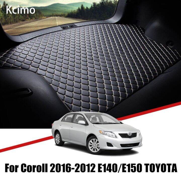 Leather Car Trunk Mat For Toyota Corolla 20062012 Trunk Boot Mat E140