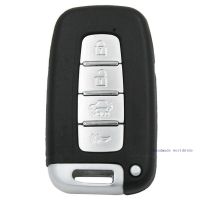 ☁ For Hyundai I30 I45 Ix35 Sonata Elantra Genesis 4 Buttons Remote Key Shell Fob