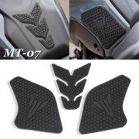 ▲◙ Motorcycle Non-slip Side Fuel Tank Stickers 2021 FOR YAMAHA MT07 MT-07 MT 07 Waterproof Pad Rubber Sticker