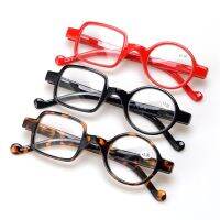 Retro Leopard Asymmetrical Round amp;Square Reading Glasses Women Men Presbyopia Glasses Hyperopia Eyeglasses Strength 1.0x 3.5x