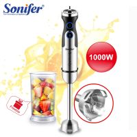 1000W High Power Food Mixer 2 Speeds Hand Blender Electric Four-blade Ice Crushing Kitchen Vegetable Fruit Stirring Gift Sonifer