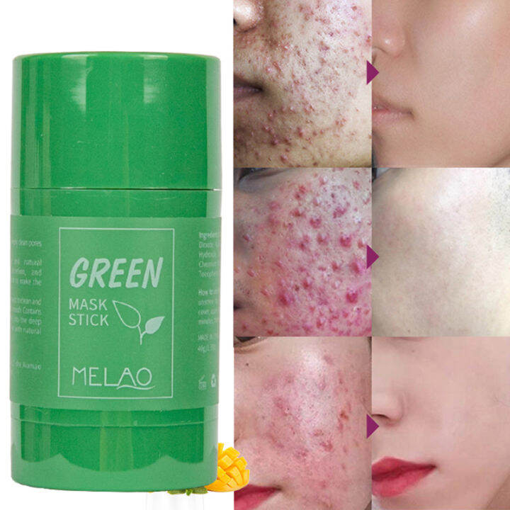 MELAO Skin Purifying Matcha Clay Mud Facemask สำหรับใบหน้า Deep Clean