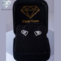 Malai Gems ต่างหูเพชร เงินแท้ Silver 925 เพชรสวิส CZ เคลือบทองคำขาว รุ่น 075-1EA53440 แถมกล่อง ต่างหูCZ ต่างหูเงินแท้ บริการเก็บเงินปลายทาง