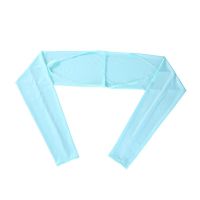 Women Summer Anti-UV Cooling Shawl Arm Sleeves Golfing Riding Outdoor Ice Silk Sun Protector Gloves Wrap Bolero Shrug with Thumb