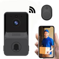 ﹉♙ Wireless button Doorbell Smart Home Video Intercom Alarm Camera WIFI Infrared Night Vision Phone Door Bell For Home Security