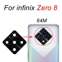 【✱2023 HOT✱】 SRFG SHOP สำหรับ Infinix Zero 8 8i กระจกด้านหลังเลนส์กล้องถ่ายรูปกระจกสติ๊กเกอร์ทดแทน X687b X687