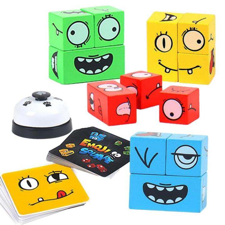 kids-face-change-cube-blocks-game-set-montessori-expression-puzzle-building-blocks-toys-early-learning-match-toy-for-children-accepted