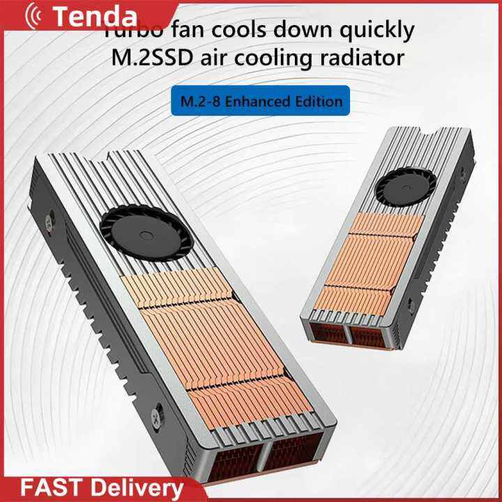 Teucer M.2 Nvme Ngff 2280 Ssd Heatsink High Performance Copper Radiator 