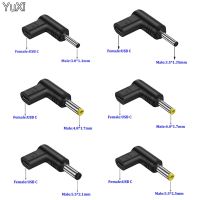 YUXI 1PC USB C PD to DC Power Connector Universal 12/15/19V Type C to DC Jack Plug Charging Adapter Converter For Router Tablet LED Strip Lighting