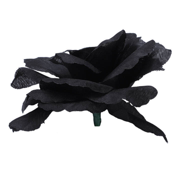 20-pcs-black-rose-artificial-silk-flower-party-wedding-house-office-garden-decor-diy