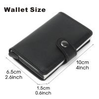 [READY STOCK]Men Leather Wallet Like Secrid Aluminium RFID Blocking Credit Card Holder Wallet Dom Lelaki gift good stuff