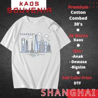 แฟชั่น เสื้อยืด SOUVENIR จากเซี่ยงไฮ้ จีน SHANGHAI CHINA SOUVENIR (4 รุ่น) TYPE 2