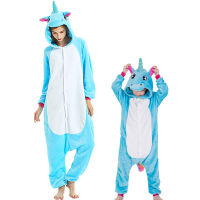 Kids Panda Pajamas Animal Sleepwear Winter Cartoon Stitch Onesies Childrens Pajamas Boys Girls Unicorn Flannel Pajamas