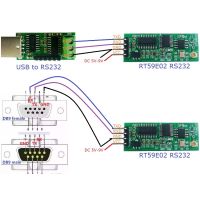 โมดูล Rf Uart โมดูลเครื่องรับส่งสัญญาณไร้สาย Rs232 2400-2525Mhz สำหรับเครื่องพิมพ์ Wifi Esp8266 Nodemcu Pc Serial Port Com