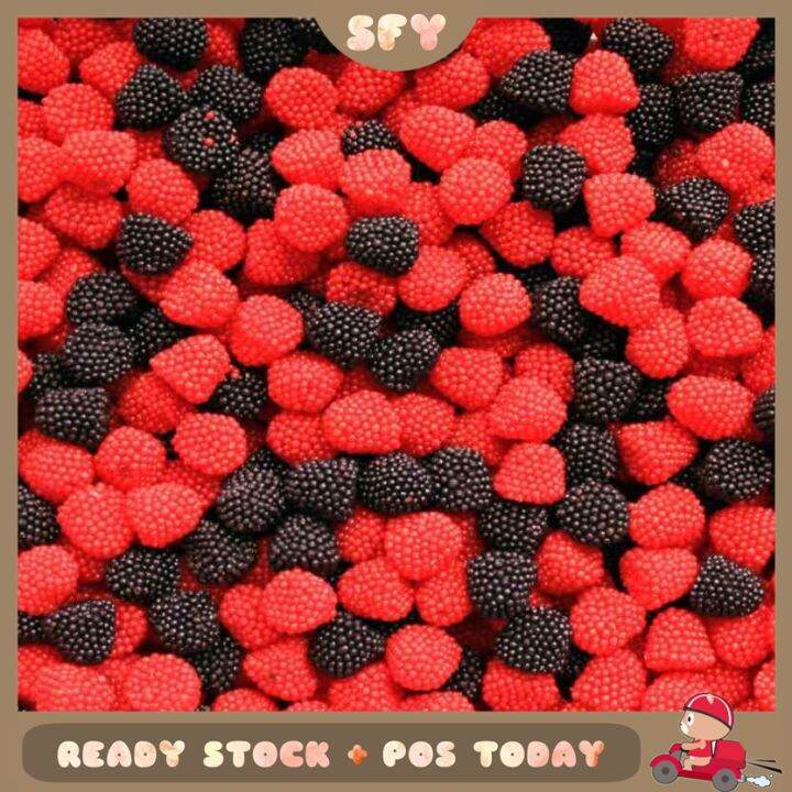 HALAL 100g Bebeto Sweet Berries Granular Berries Gummy Candy Gula Jelly Sweet Candy Gummy Bebeto
