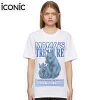 iCONiC BLUE Rhino’s Family The Movie T-SHIRT #5563 เสื้อยืด พิมพ์ลาย แรด แม่ลูก เสื้อยืด เสื้อแฟชั่น เสื้อแฟชั่นผญ เสื้อออกงาน เสื้อทำงาน เสื้อไฮโซ เสื้อยืด