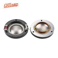 ลวดแบน GHXAMP 34.4MM ไทเทเนียมทวีตเตอร์ไดอะแฟรมแตรขดลวดเสียงขนาด34มม. แกนกลาง8OHM ซ่อมลำโพงแบบ DIY 2ชิ้น