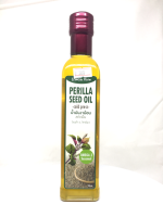 น้ำมันงาม้อน สกัดเย็น Perilla Seed Oil LEMON FARM 250 ml.