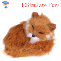 Dcapoknk จำลองเครื่องประดับ Fox สำหรับตกแต่งบ้านของขวัญวันเกิด furs Fox Plush Toy