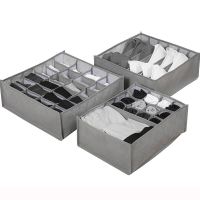 Washable Underwear Bra Organizer Storage Box Wardrobe Drawer Divider Clothe Storage Box for Scarfs Socks Bra Organizador Cajones