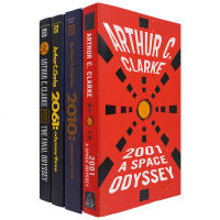 Original English 2001 Space Odysseyสี่ส่วนSpace Odyssey Series Arthur Clark Classicนิยายวิทยาศาสตร์ภาพยนตร์นวนิยายต้นฉบับ